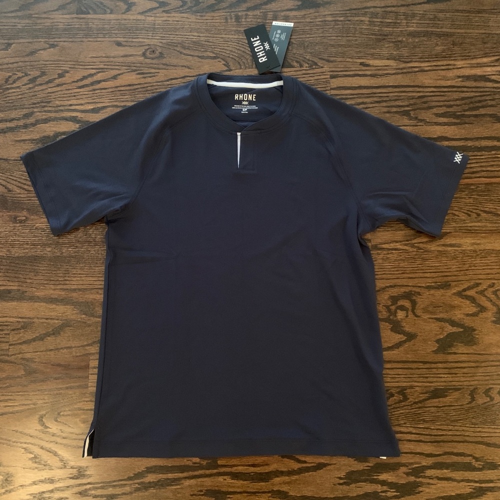Men’s RHONE Delta Piqué Notch Tee
